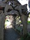 Driftwood Gateway in Sooke Vancouver Island BC: Great Idea for an entranceway, if plenty of driftwood were available.